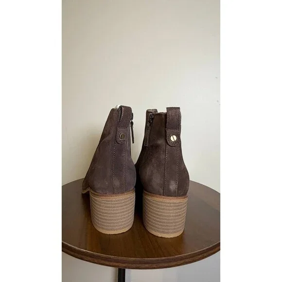 Dr. Scholl’s Dark Brown Suede Ankle Boots 9.5M NIB MSRP $115 - Picture 12 of 15